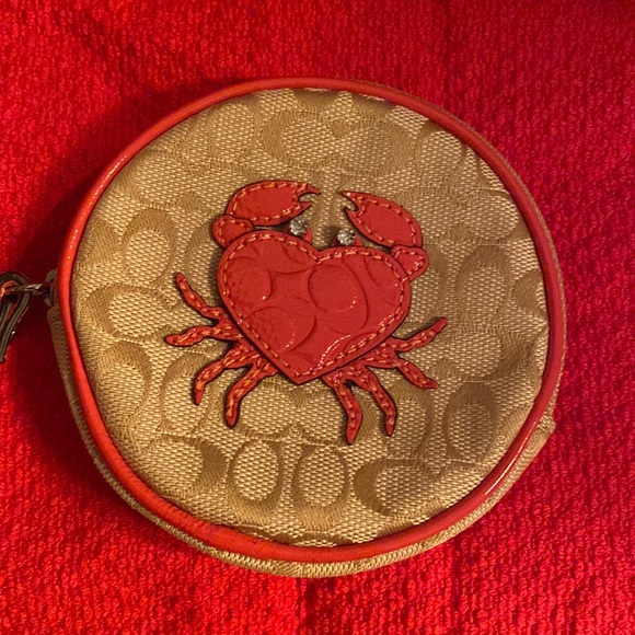 Coach Handbags - NWT COACH CRAB COIN PURSE